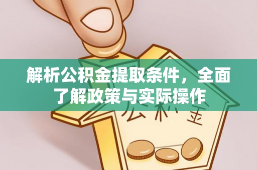 敦化解析公积金提取条件，全面了解政策与实际操作